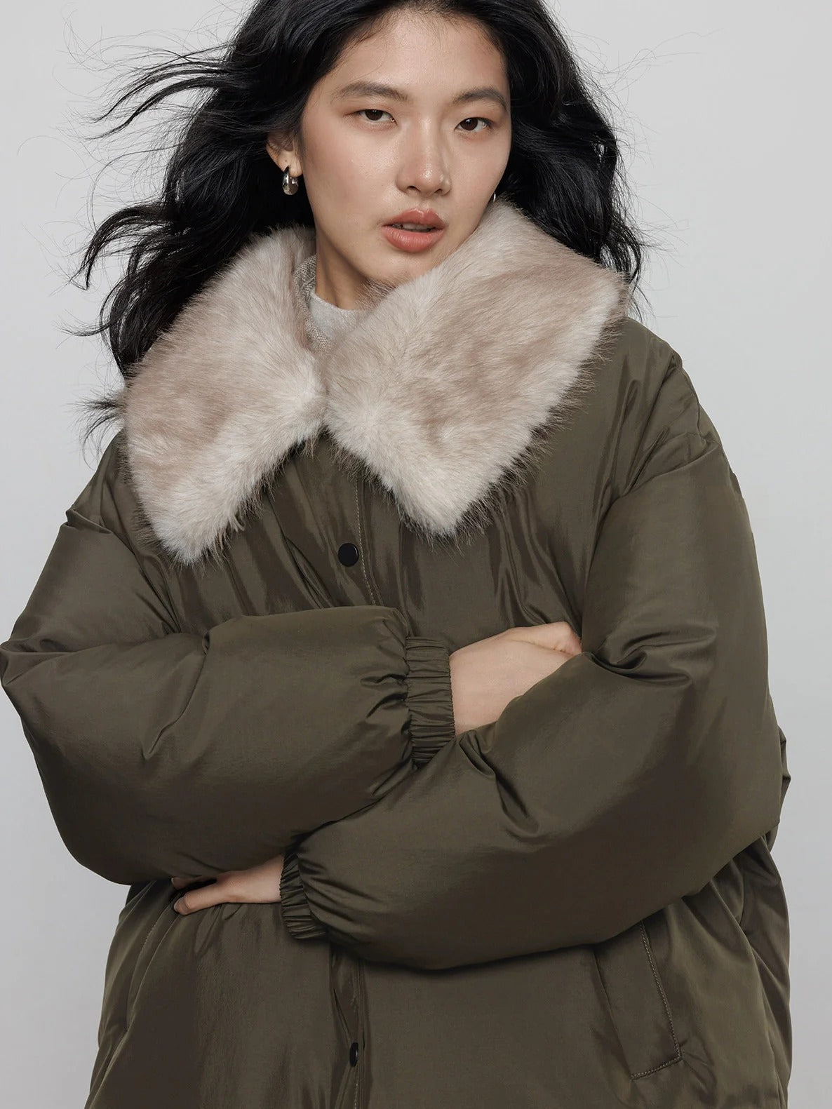 毛領羽絨外套_BDHL8083