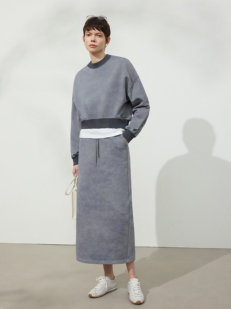 撞色衛衣上衣或半身裙_BDHL8144
