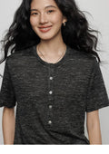 Henley Neck Linen Blend Tee_BDHL8361