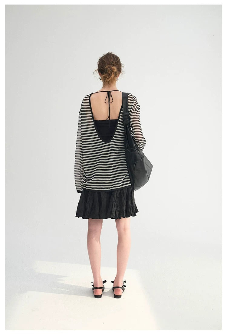 Striped Long-Sleeve Tee_BDHL8387