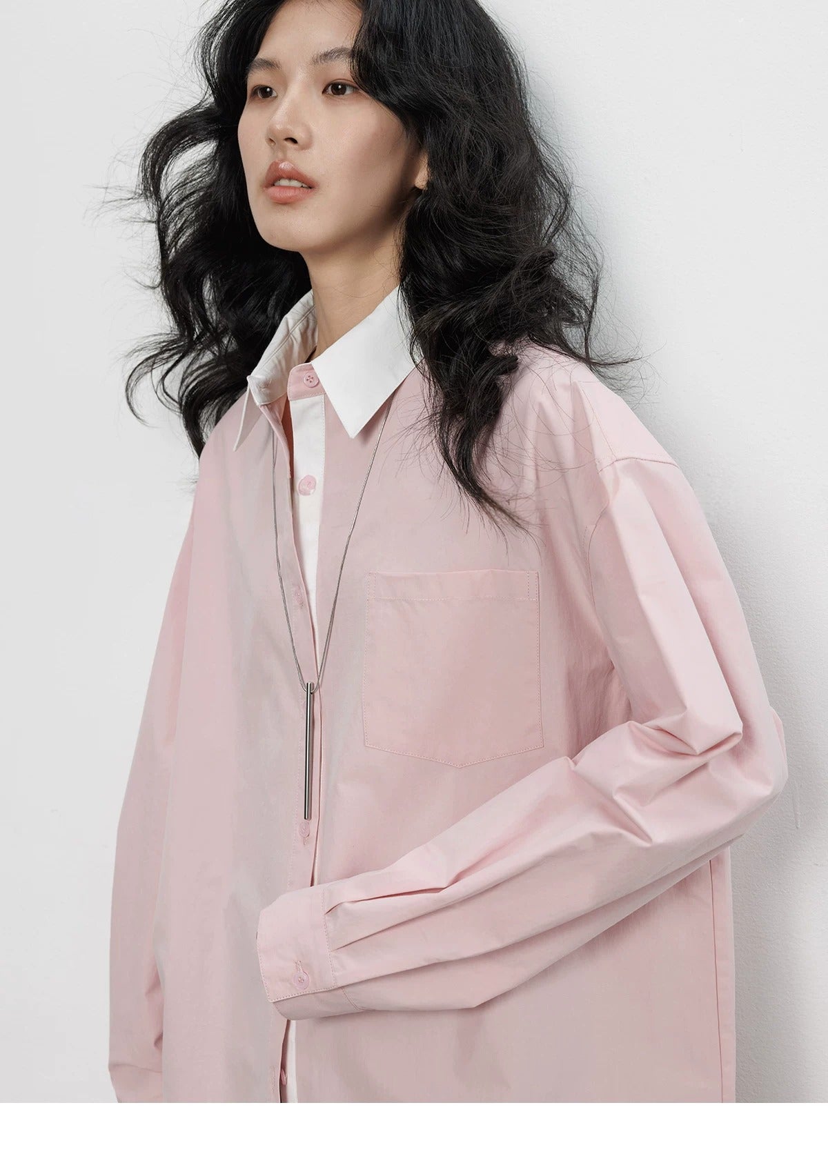 Oversized Cotton Poplin Shirt_BDHL8358