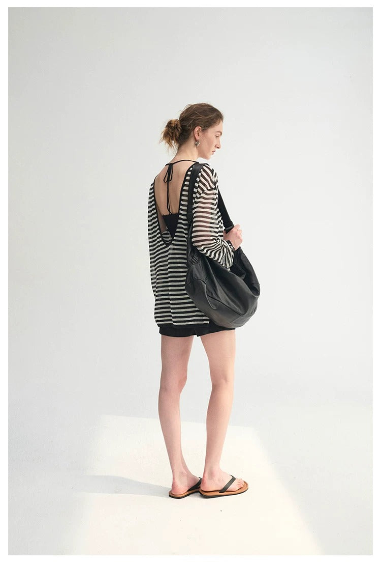 Striped Long-Sleeve Tee_BDHL8387