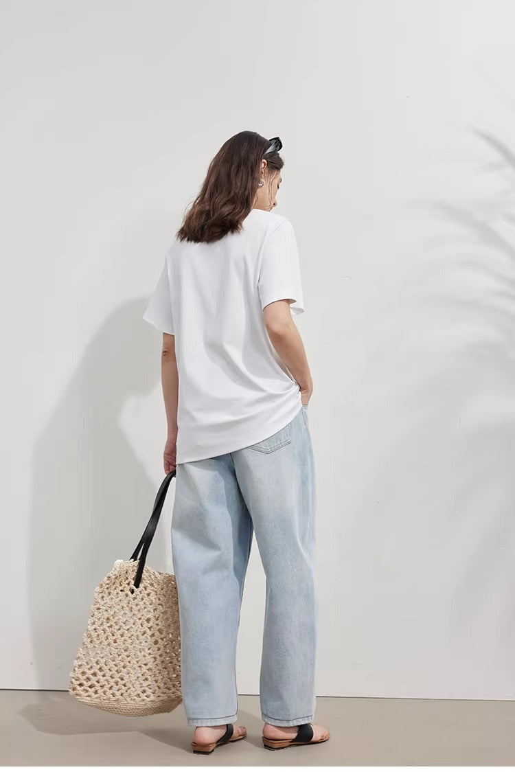 Origami Horse Appliqué Short Sleeve Tee_BDHL8222