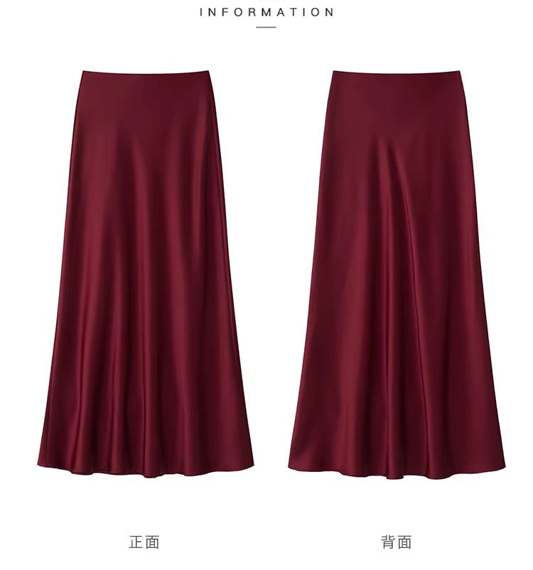 Bias-Cut Satin Midi Skirt_BDHL8238