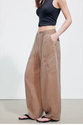 Drawstring Wide-Leg Cargo Pants_BDHL8340