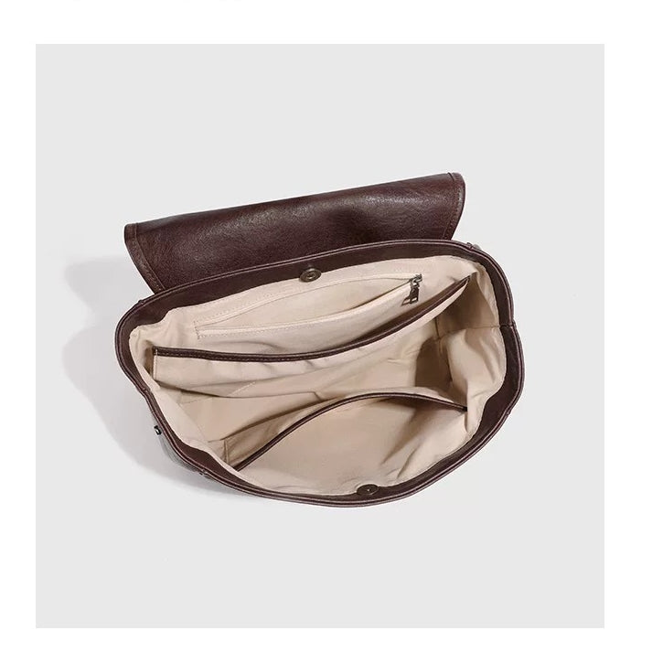 Retro Plant-Tanned Large Capacity 4WAY Backpack_BDHL8252