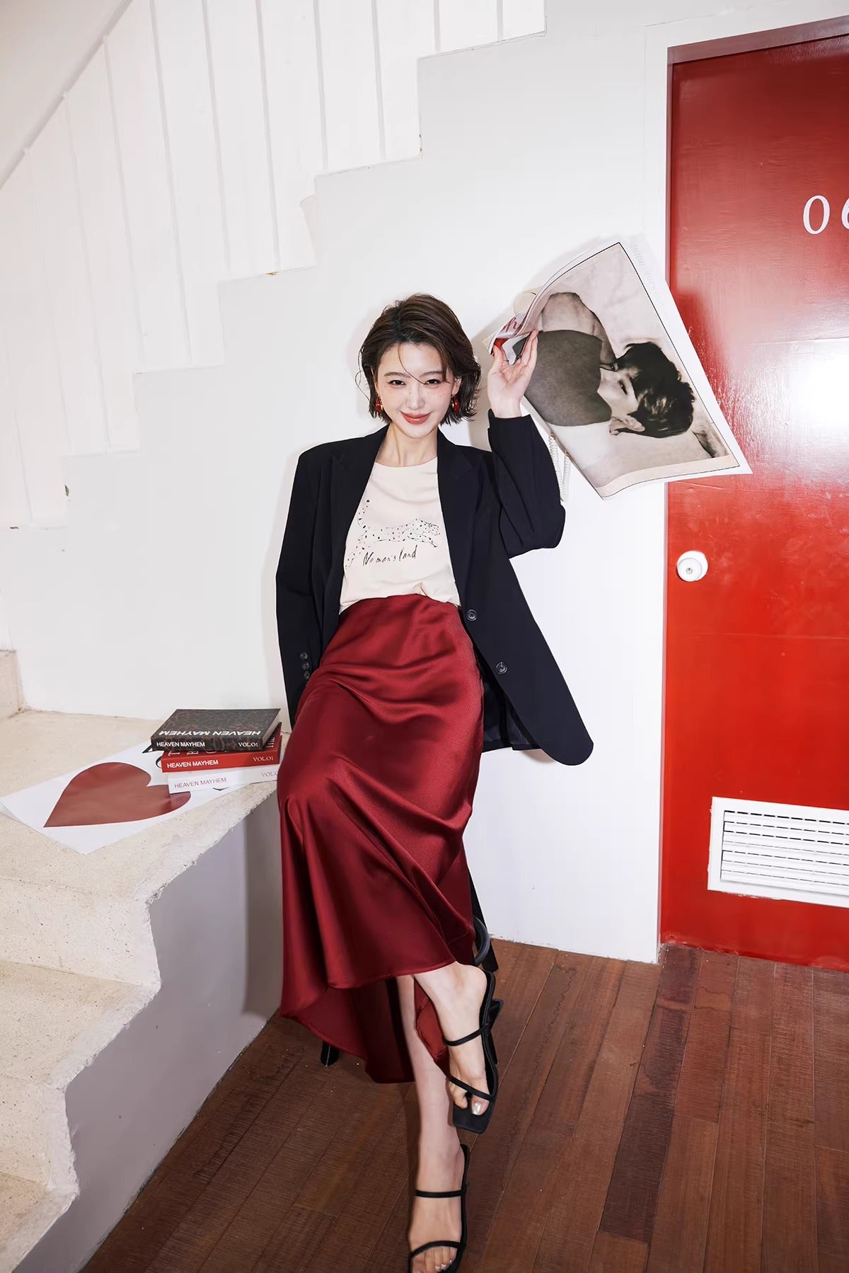 Bias-Cut Satin Midi Skirt_BDHL8238