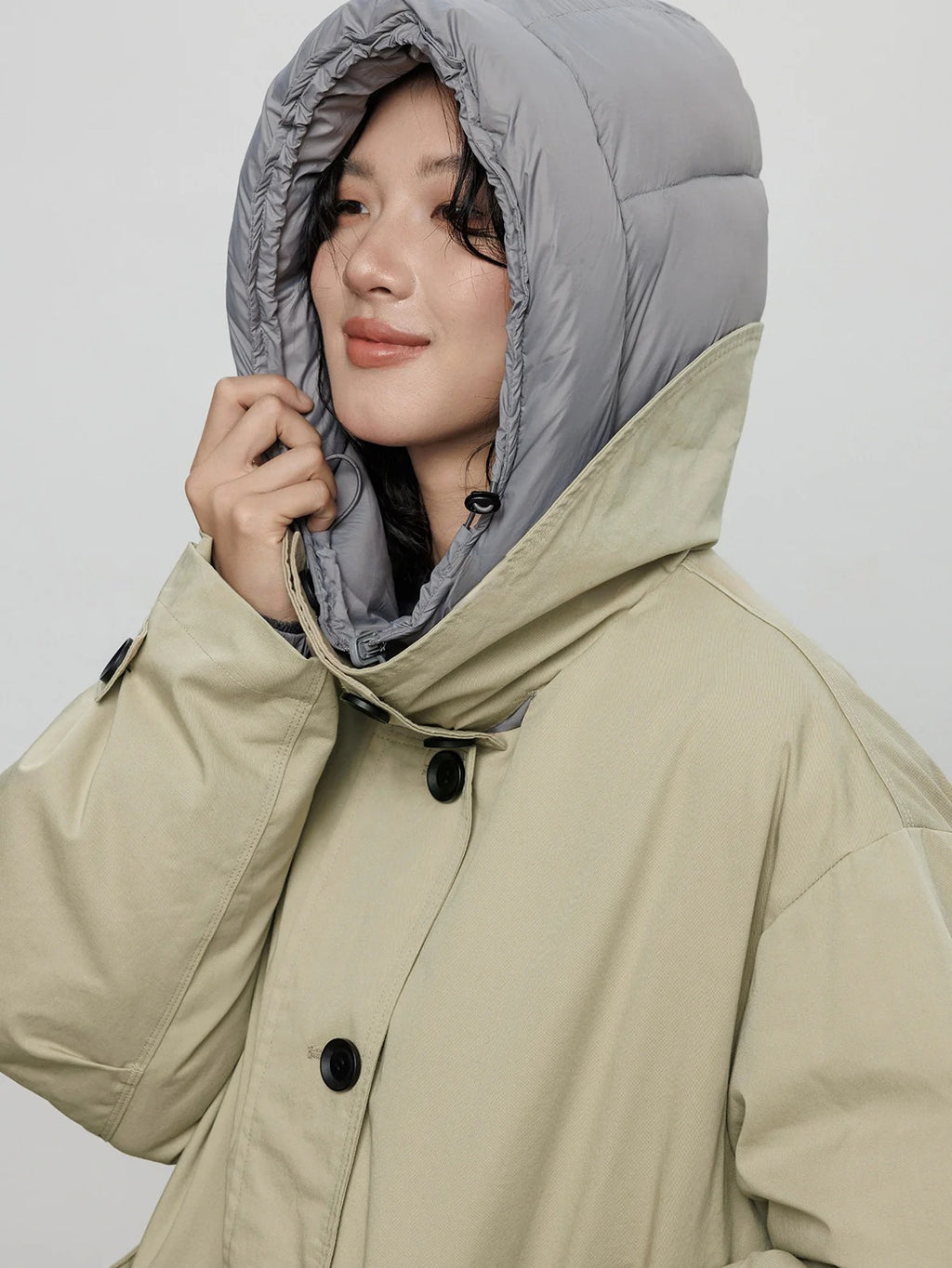 Hooded Reversible Long Down Jacket_BDHL8102