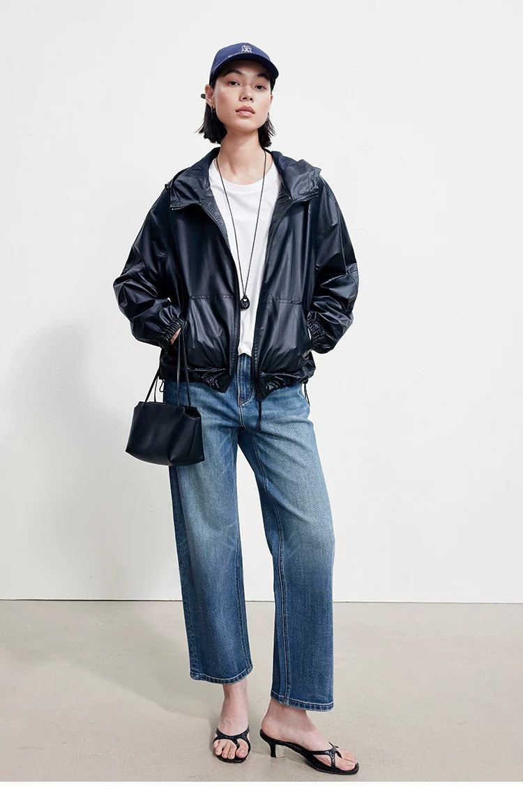 PU Hooded Jacket_BDHL8399