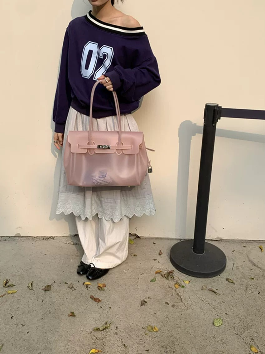 Jelly Turn-Lock Tote Bag_BDHL8250
