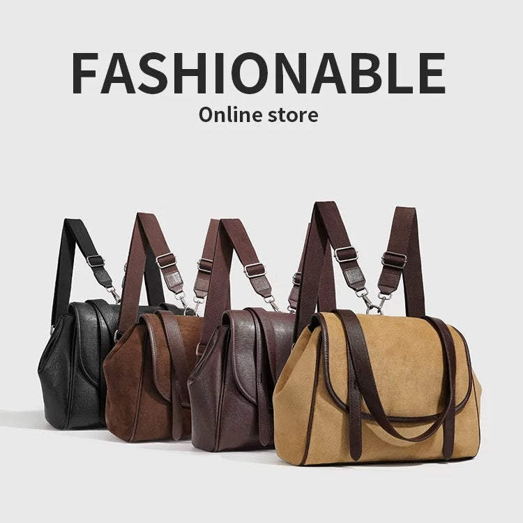 Retro Plant-Tanned Large Capacity 4WAY Backpack_BDHL8252