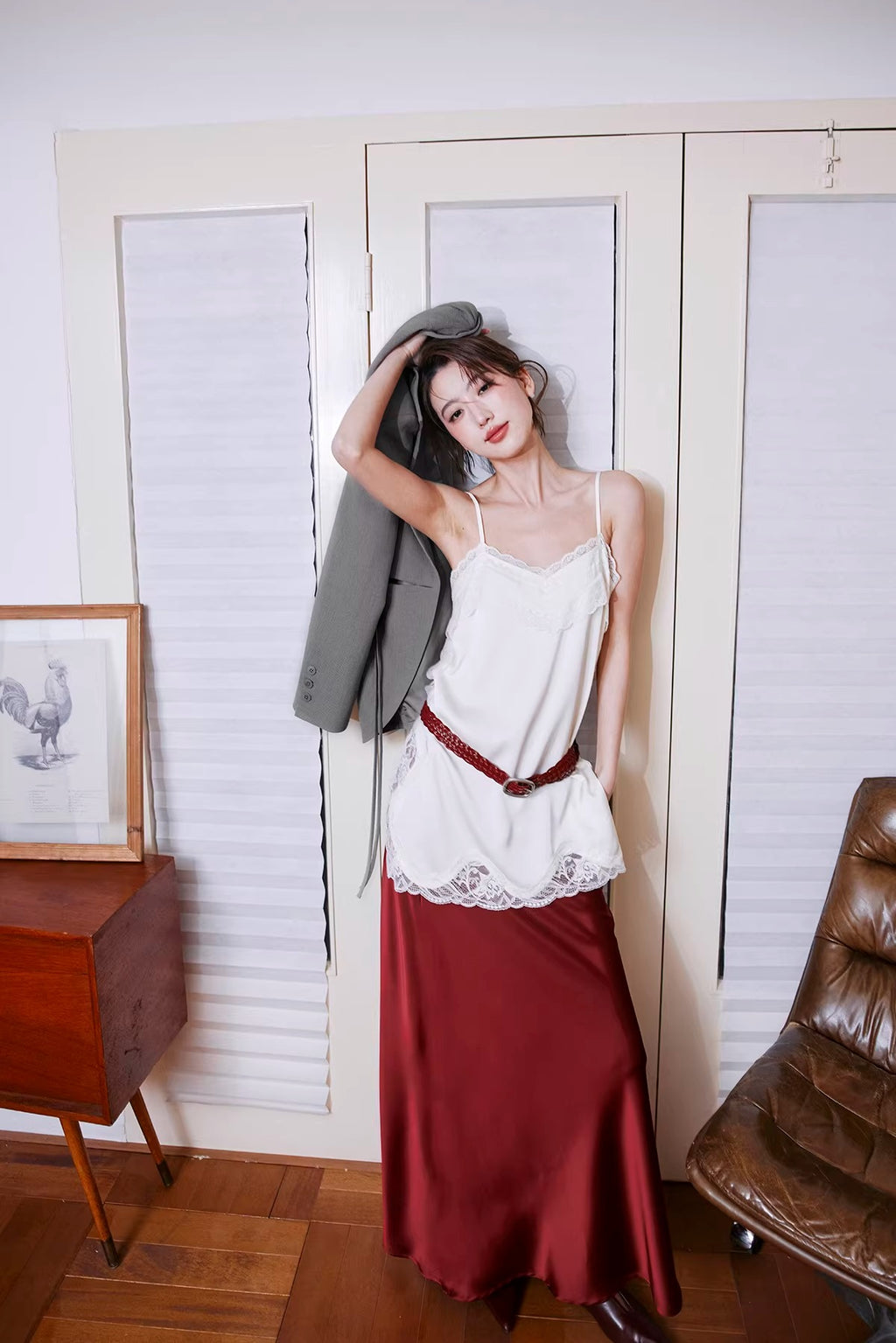 Bias-Cut Satin Midi Skirt_BDHL8238