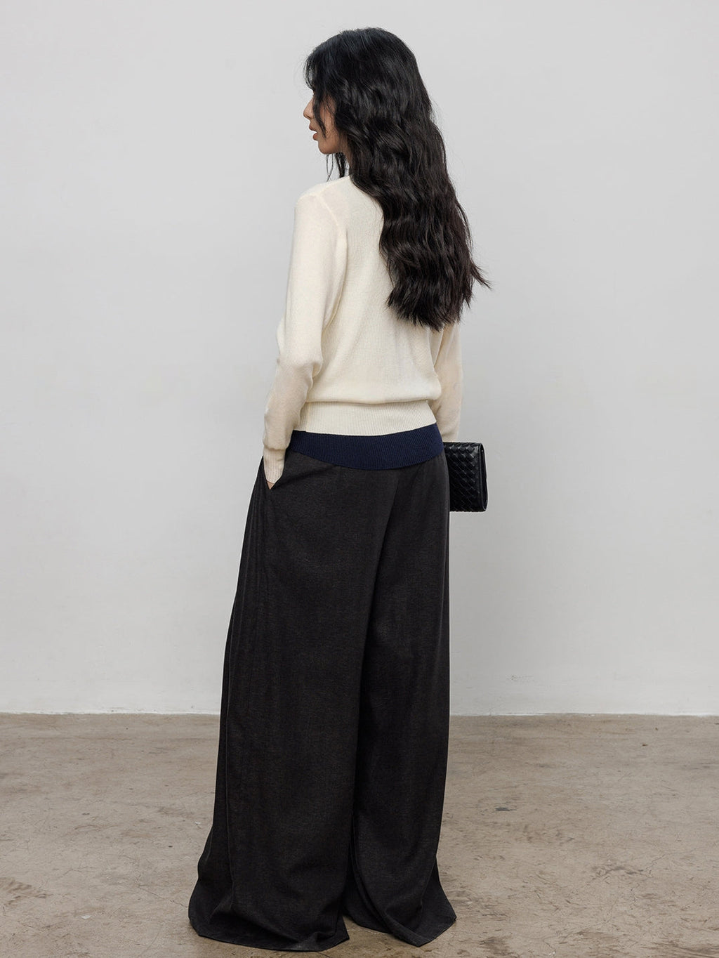 V-Neck Two-Piece Style Tops_BDHL7700