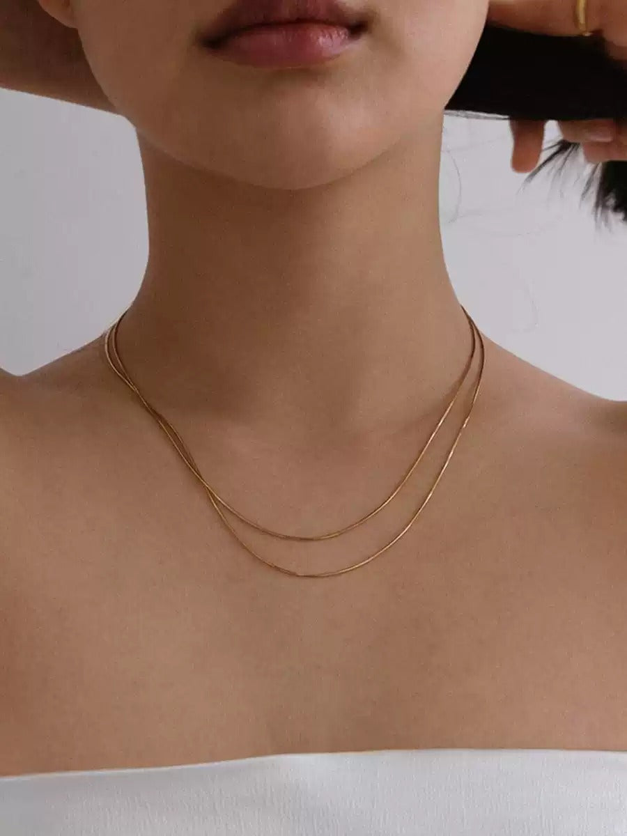 在庫限り早い者勝ち【即納】Nudie Snake Chain Necklace LCHK/N0004