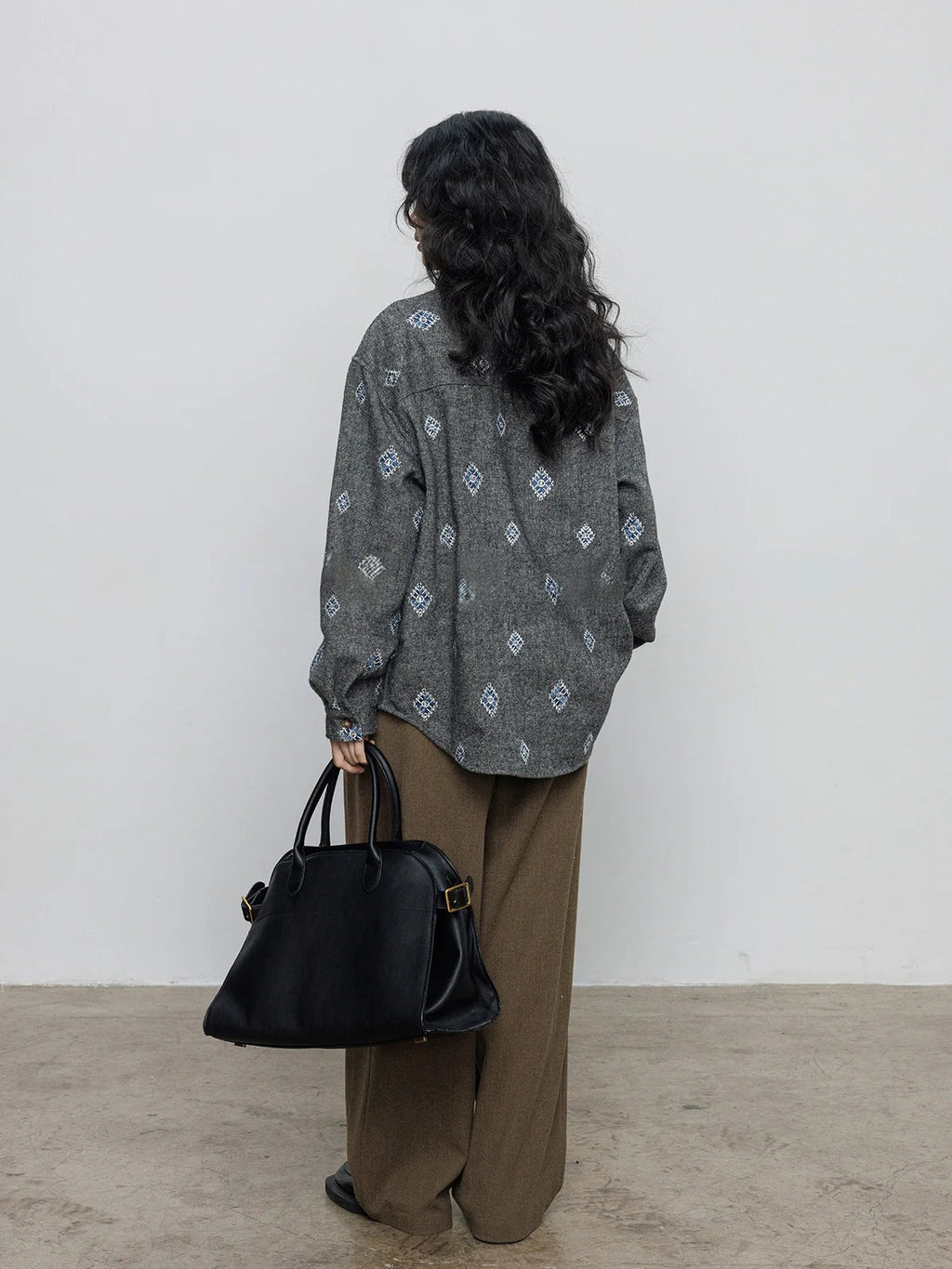 刺繡長袖襯衫_BDHL8084