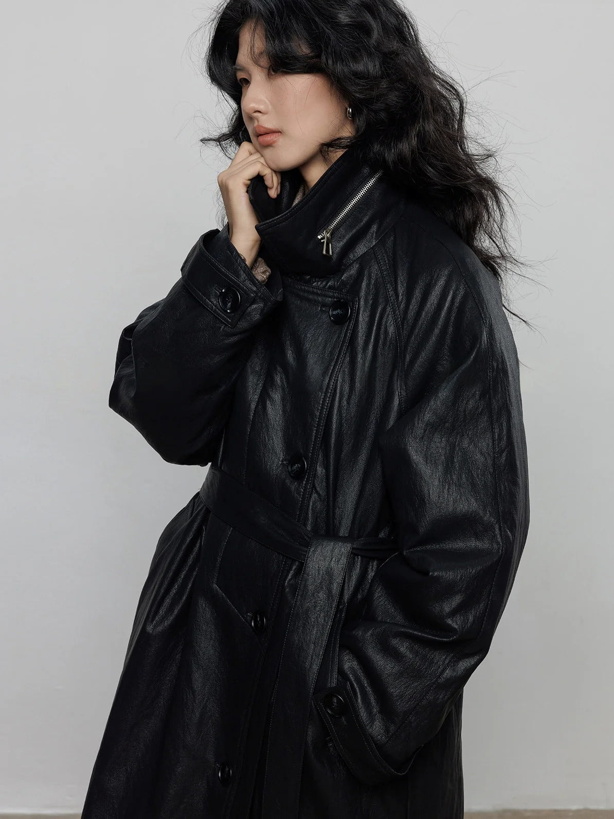 長翻領羽絨外套_BDHL8089