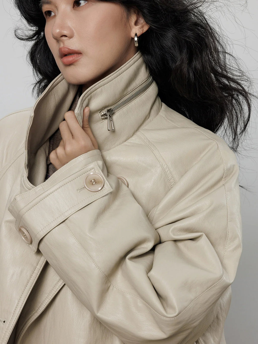 長翻領羽絨外套_BDHL8089