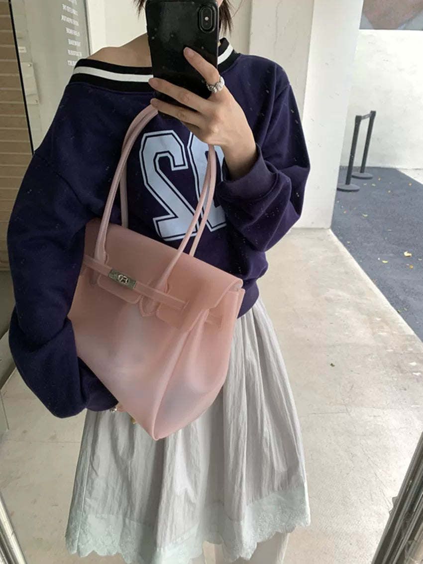 Jelly Turn-Lock Tote Bag_BDHL8250