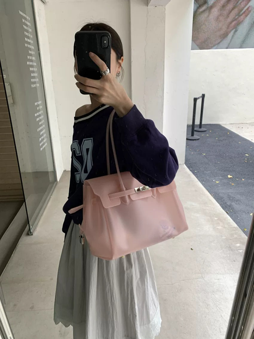 Jelly Turn-Lock Tote Bag_BDHL8250