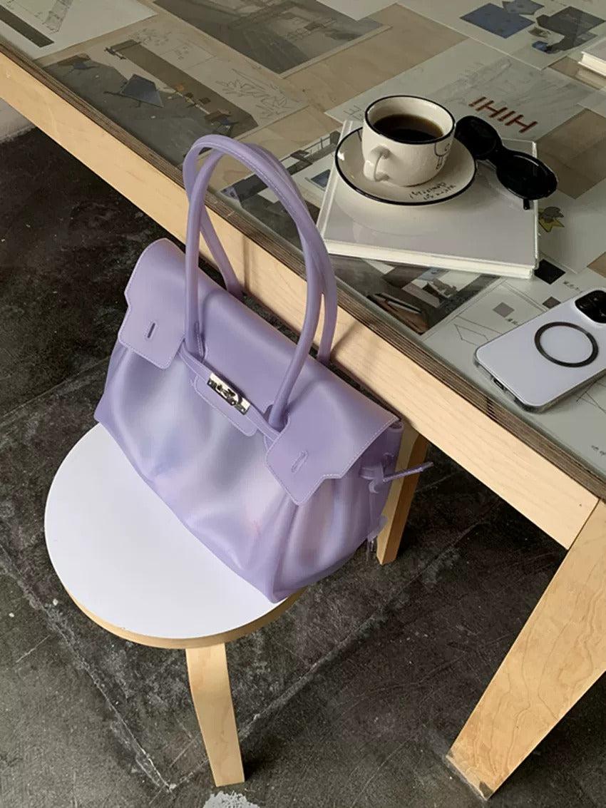 Jelly Turn-Lock Tote Bag_BDHL8250