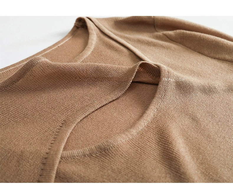 大人気商品特価【即納】Front Cutout Layered Knit Top_LCHK171LCHK173