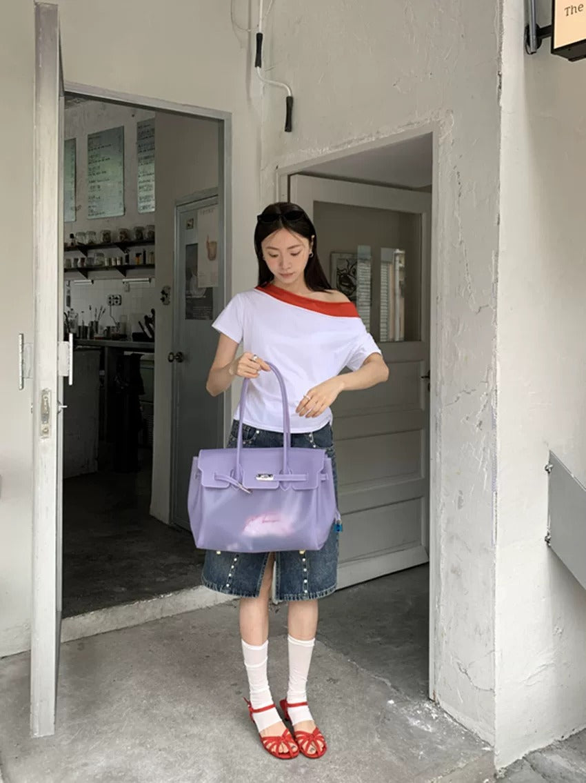 Jelly Turn-Lock Tote Bag_BDHL8250