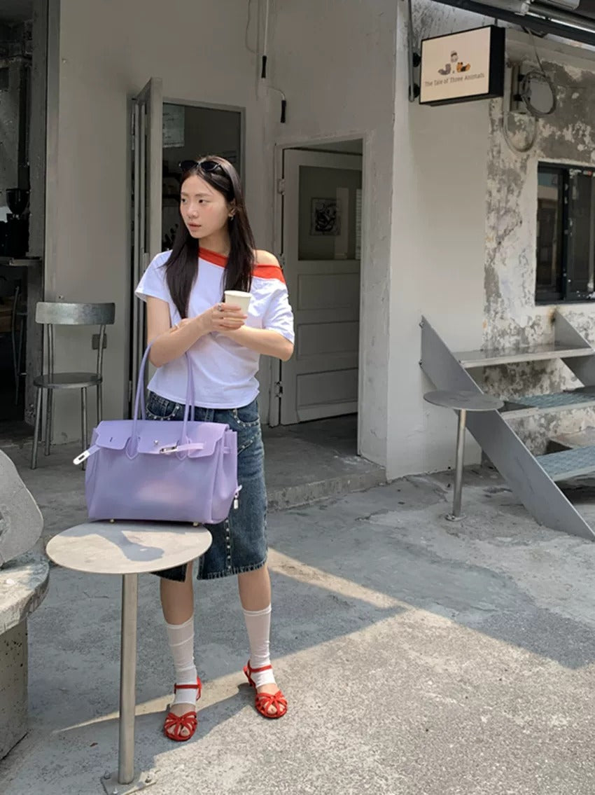 Jelly Turn-Lock Tote Bag_BDHL8250