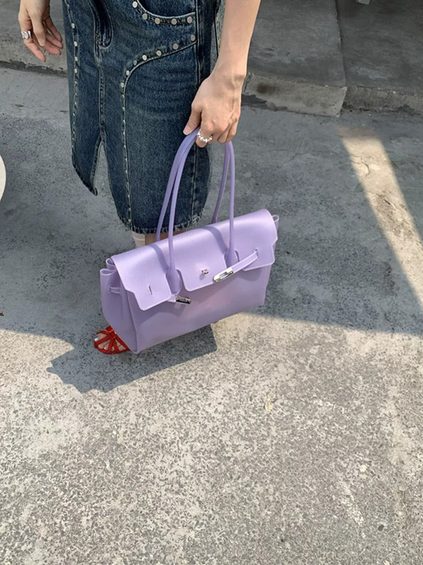 Jelly Turn-Lock Tote Bag_BDHL8250