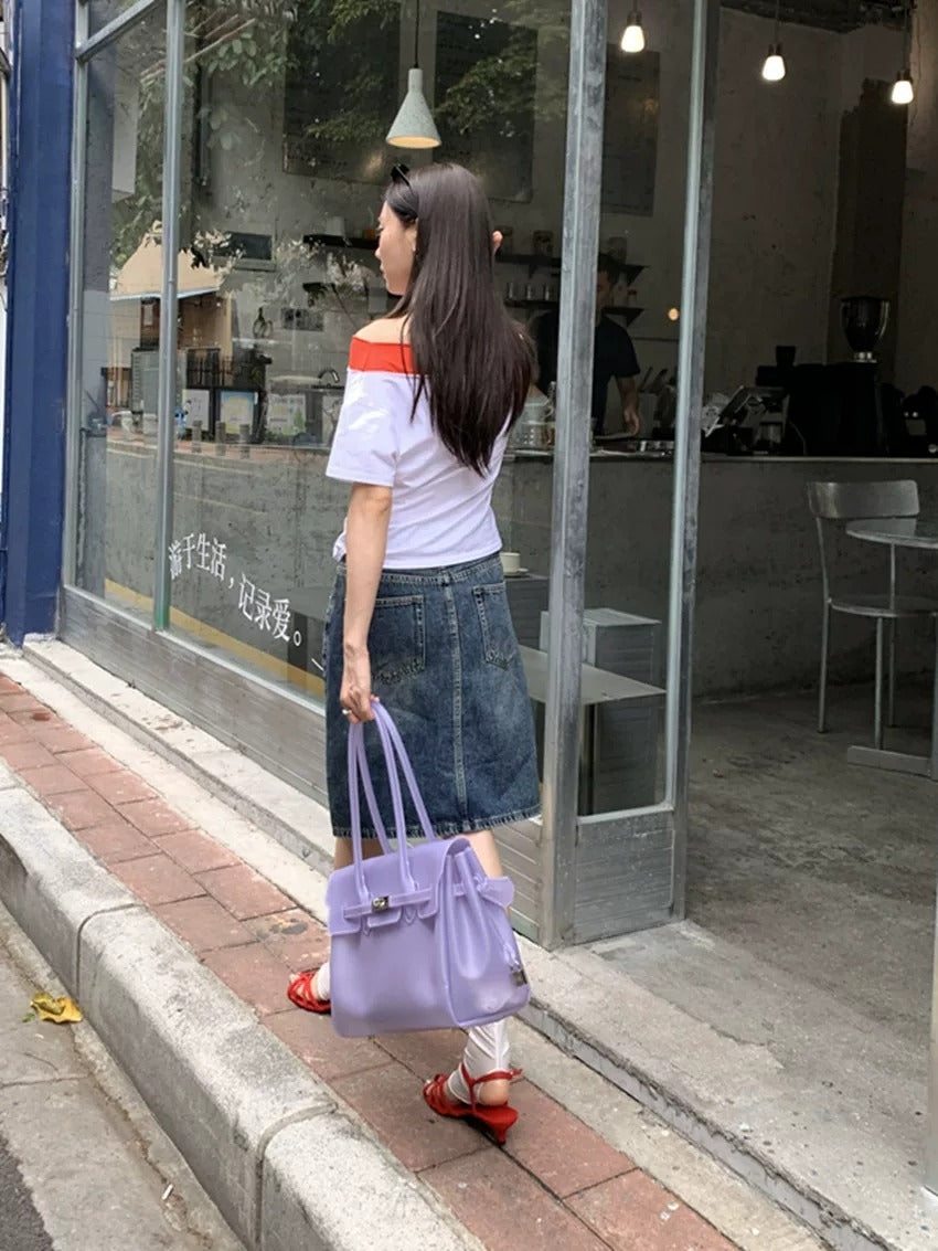 Jelly Turn-Lock Tote Bag_BDHL8250