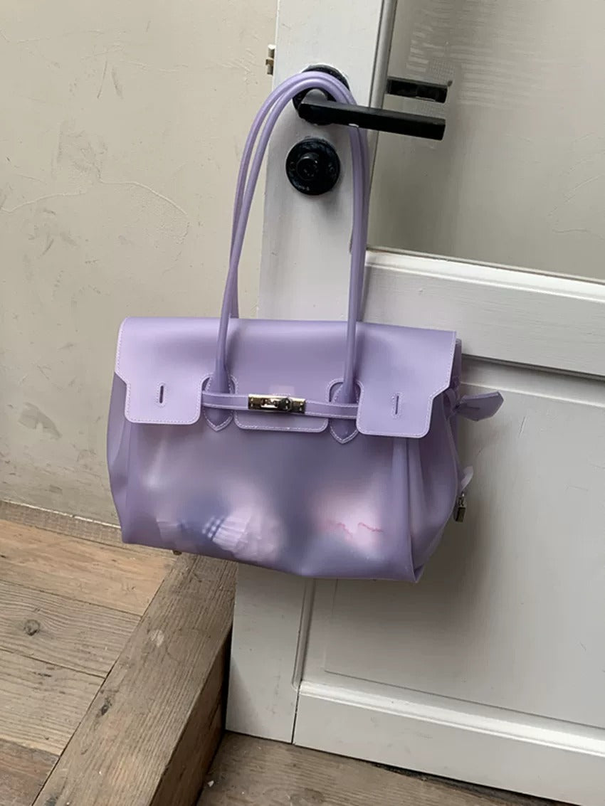 Jelly Turn-Lock Tote Bag_BDHL8250