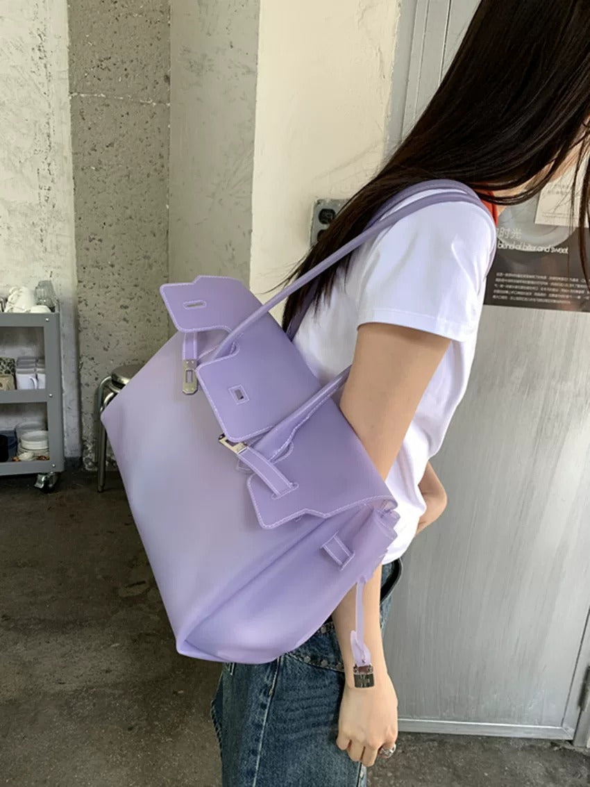 Jelly Turn-Lock Tote Bag_BDHL8250