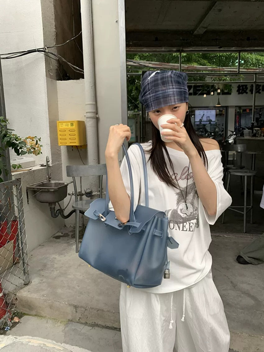 Jelly Turn-Lock Tote Bag_BDHL8250