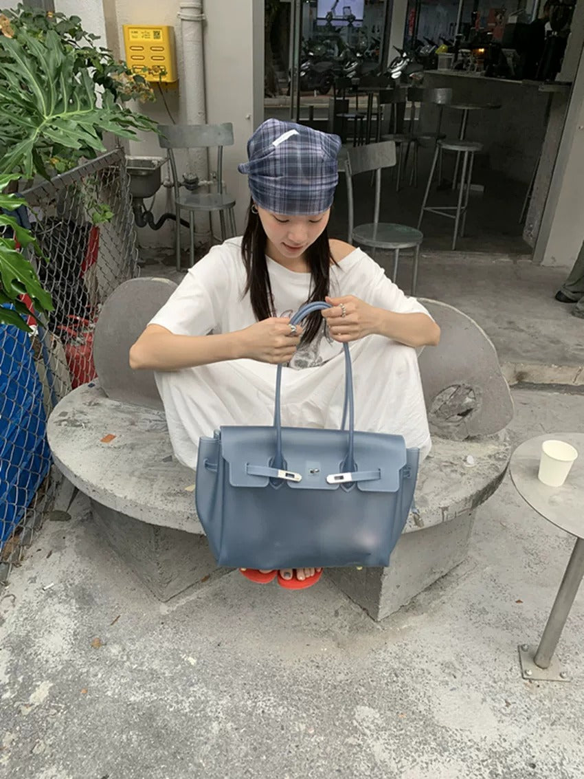 Jelly Turn-Lock Tote Bag_BDHL8250