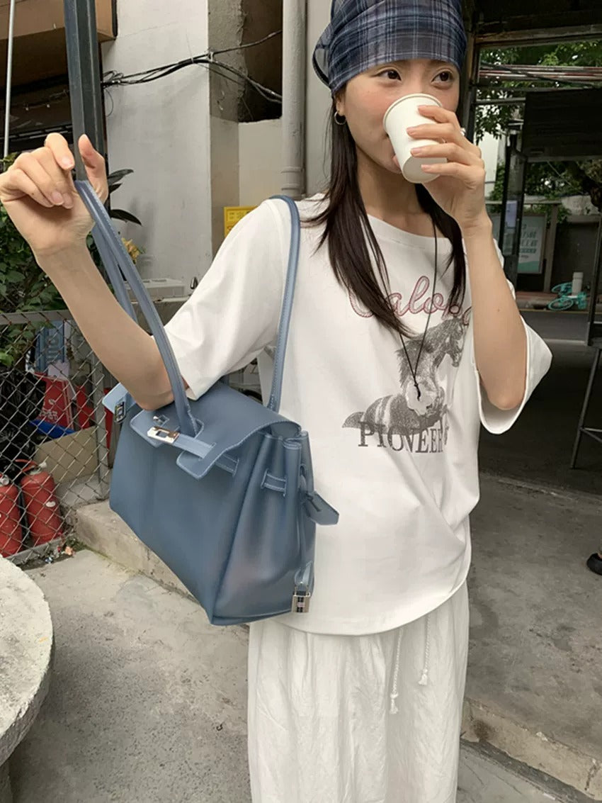 Jelly Turn-Lock Tote Bag_BDHL8250