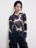 Floral Mock-Neck Top_BDHL8390
