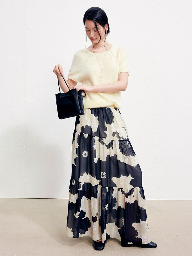 Floral Maxi Skirt_BDHL8391