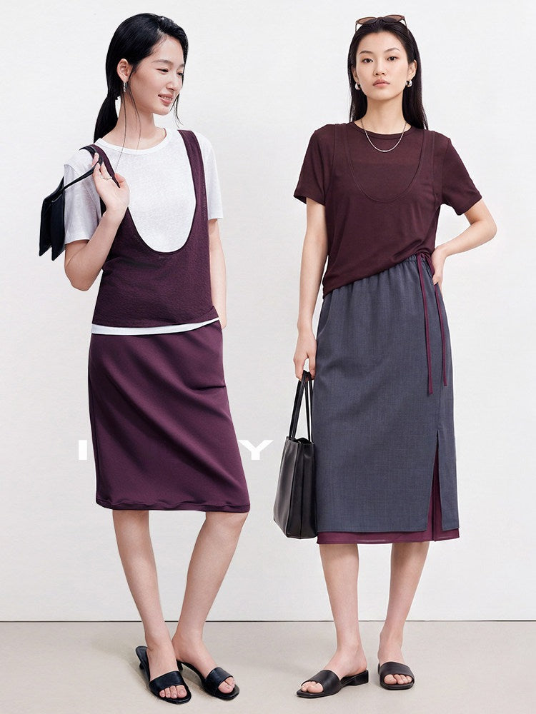 Layered Short-Sleeve Top Set_BDHL8392