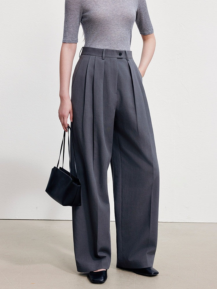 Wide-Leg Pleated Pants_BDHL8394