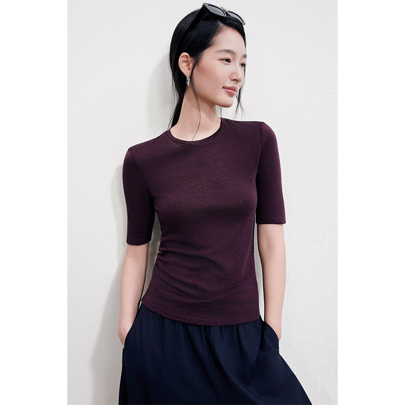 Crew-Neck Knit Top_BDHL8395
