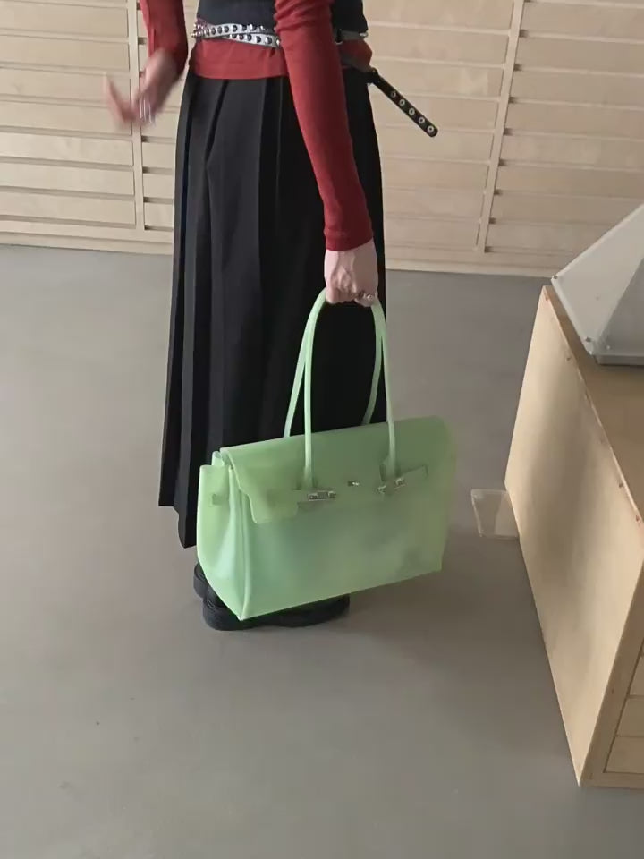 Jelly Turn-Lock Tote Bag_BDHL8250