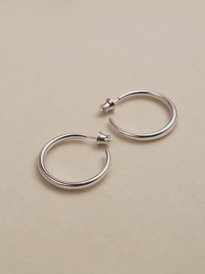 Plain ring stud pierce_BDHL4968