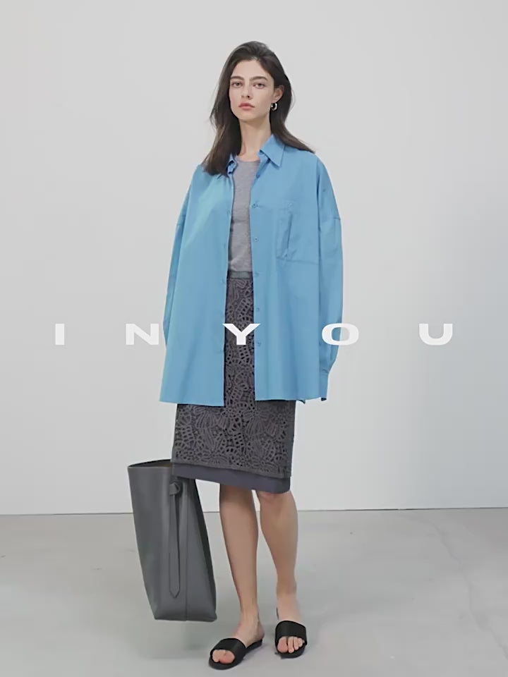 Loose-Fitting Silhouette Shirt_BDHL7155
