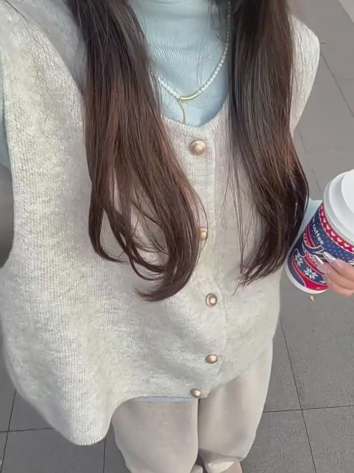 Stand-Collar sweater Or Knitted Vest_BDHL7819