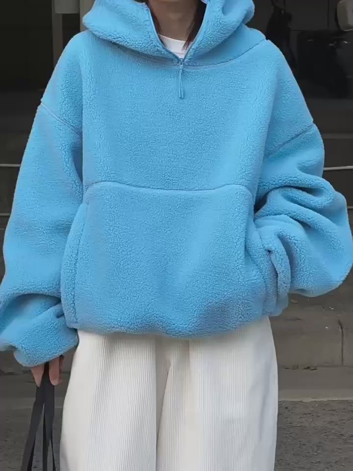 Thick Silhouette Hooded Fleece_BDHL7775