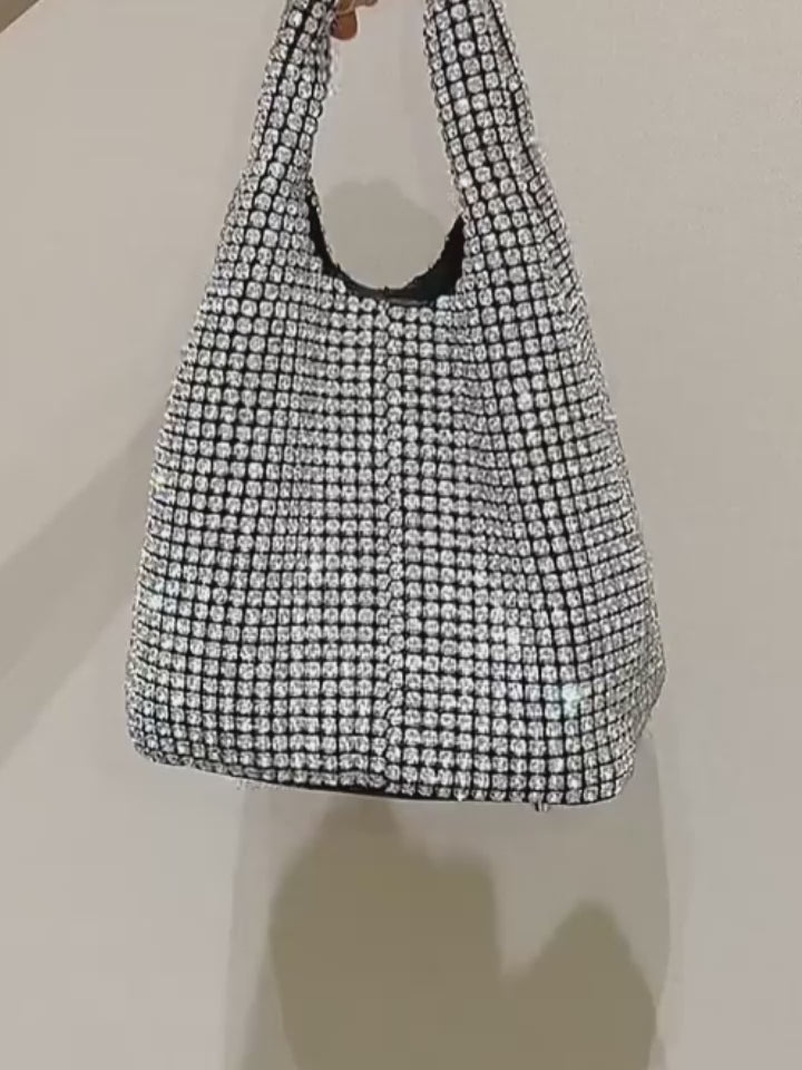 Rhinestone Bucket Bag_BDHL6301