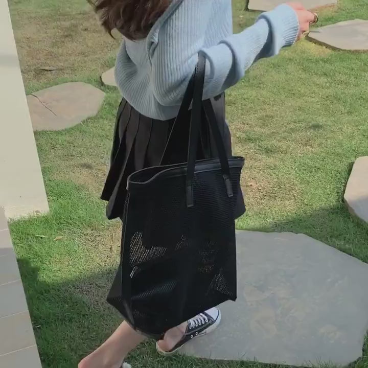 [Domestic shipping available] Big mesh tote_HL33108754