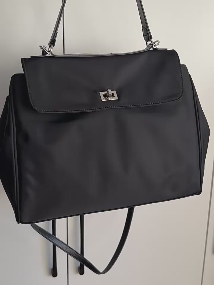 Nylon 2WAY Flap Shoulder Bag_BDHL8188