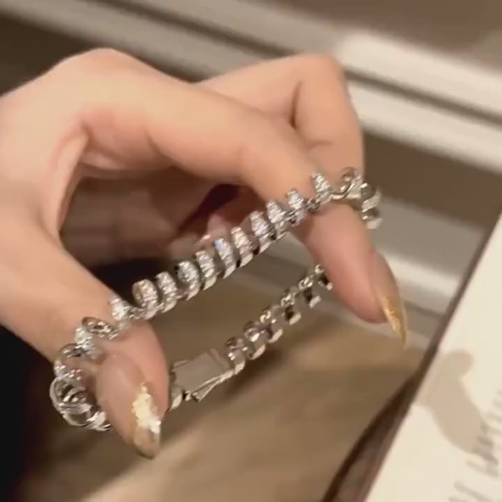 閃亮捲曲繩手鍊_BDHL8054