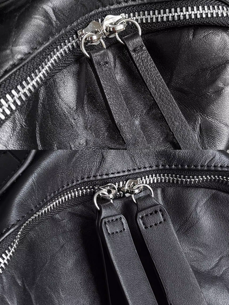 Lightweight Compact Leather Backpack_BDHL8094