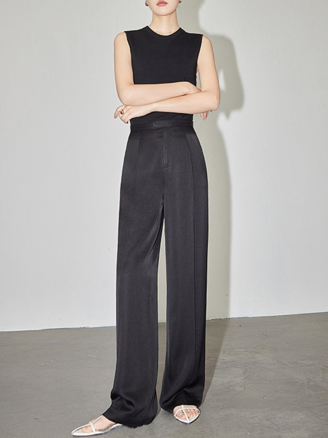 Center Press Wide Leg Pants_BDHL4372